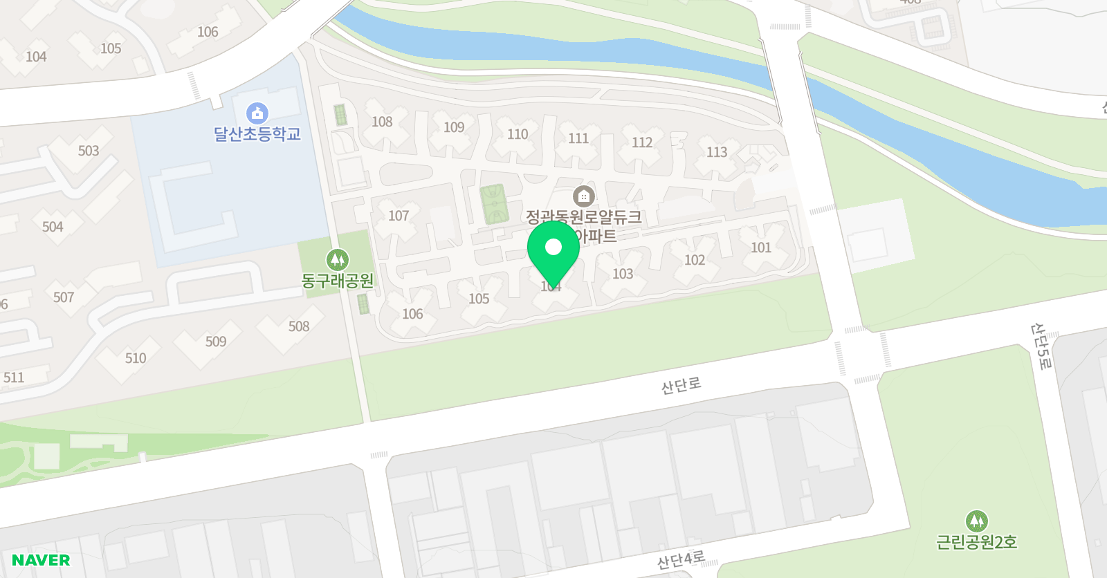 기탄 사고력교실 정관동원1차점 위치