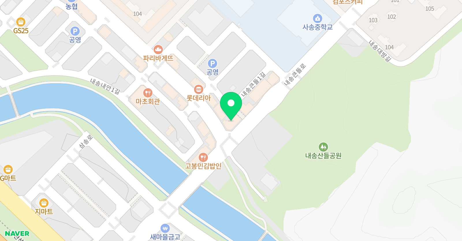 이룸SM학원 위치