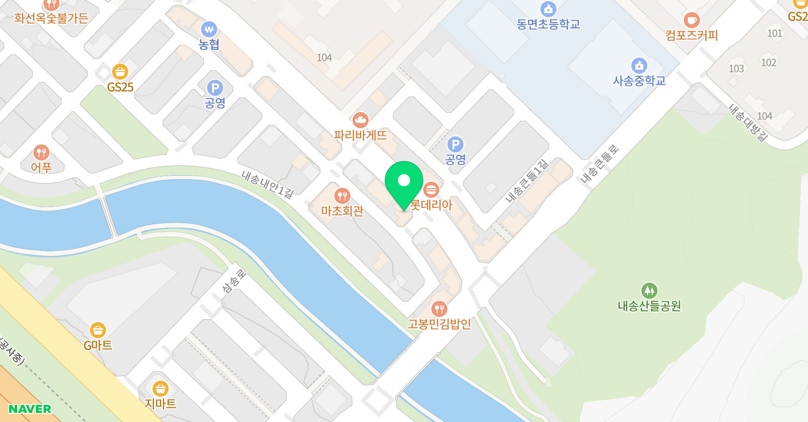 현사고력 수학학원 위치