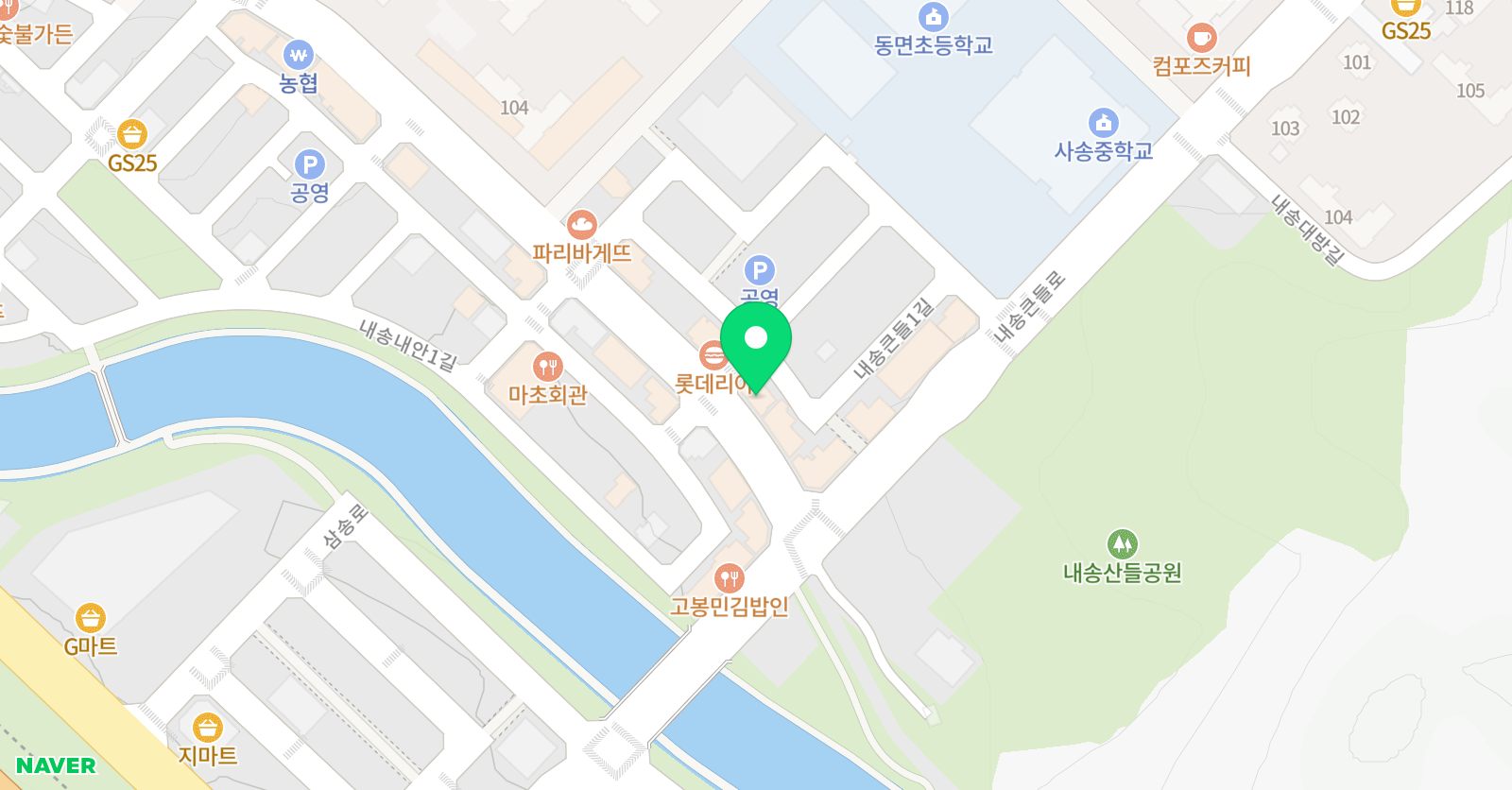 리드인독서논술 양산사송점 위치