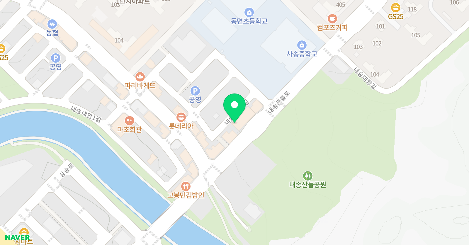 태담부부 태권도장 위치