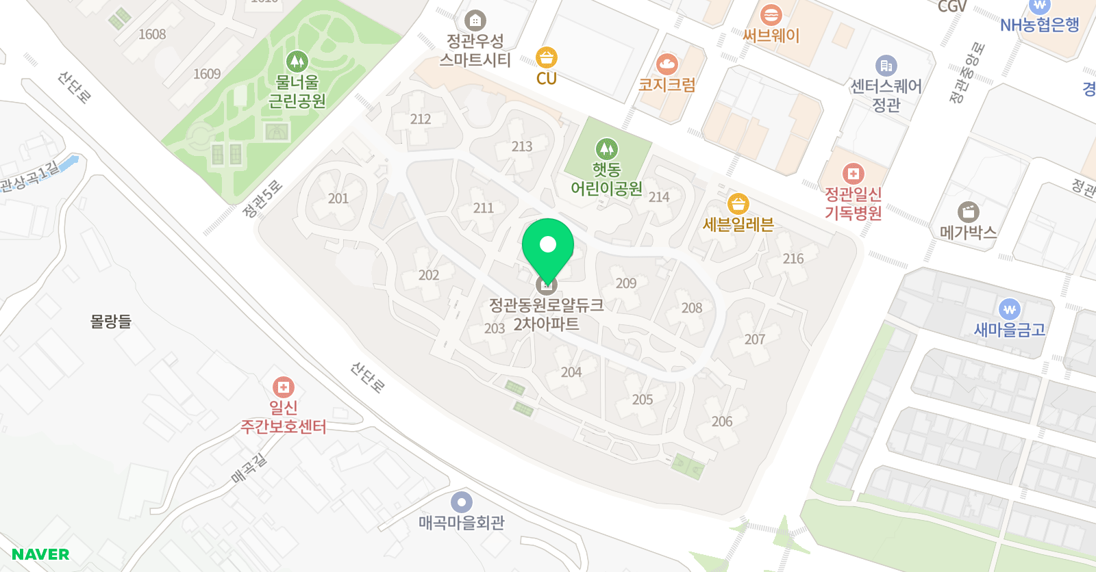 잉글리쉬앤유니 정관 위치
