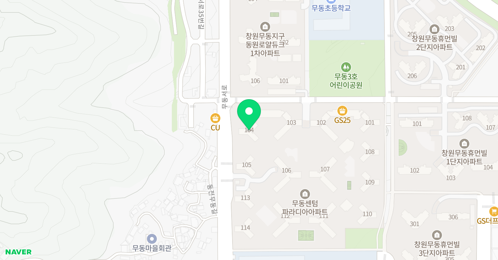 3030영어 무동러닝센터 위치