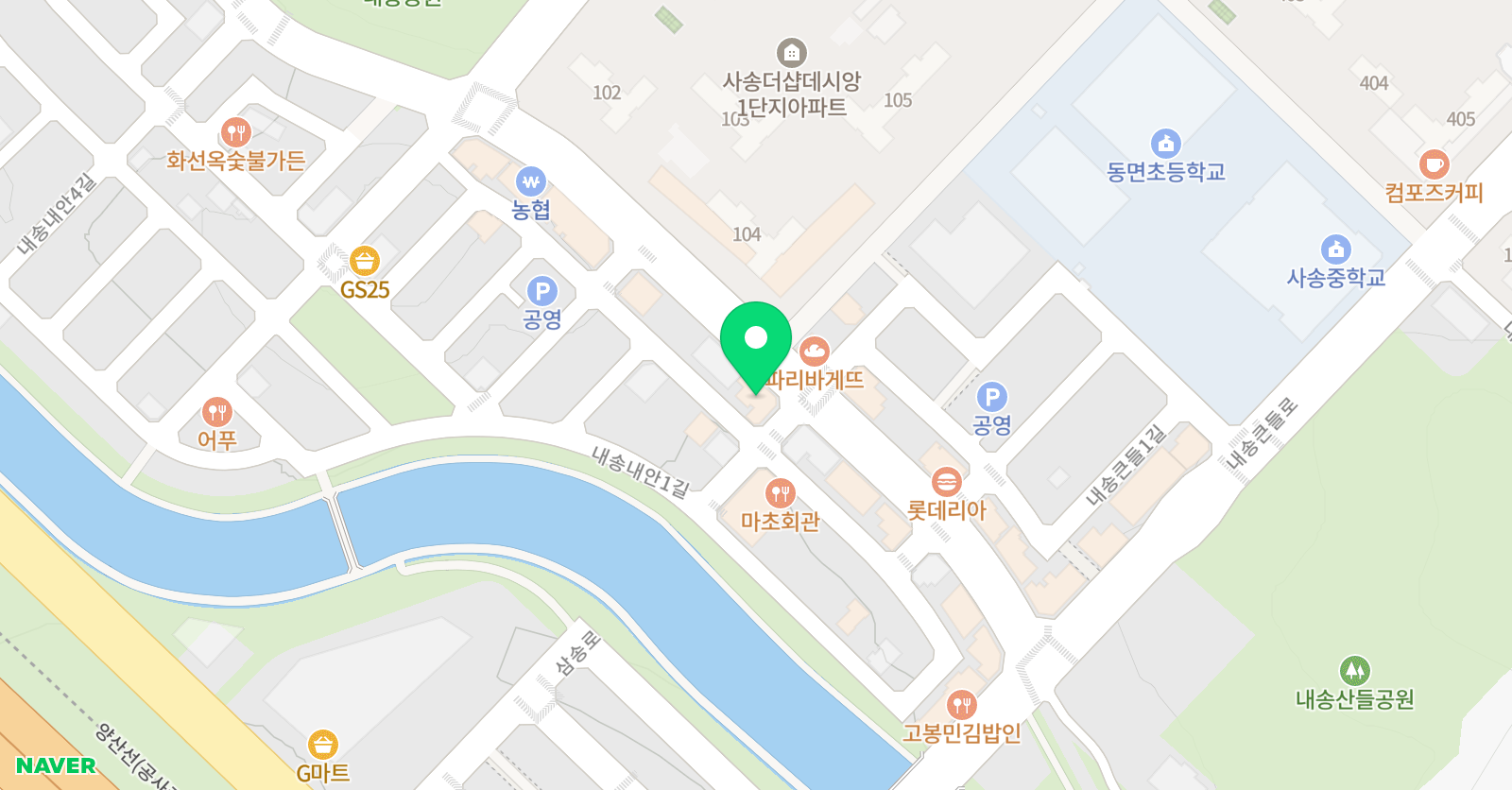 탑 외발자전거 사송본원 위치