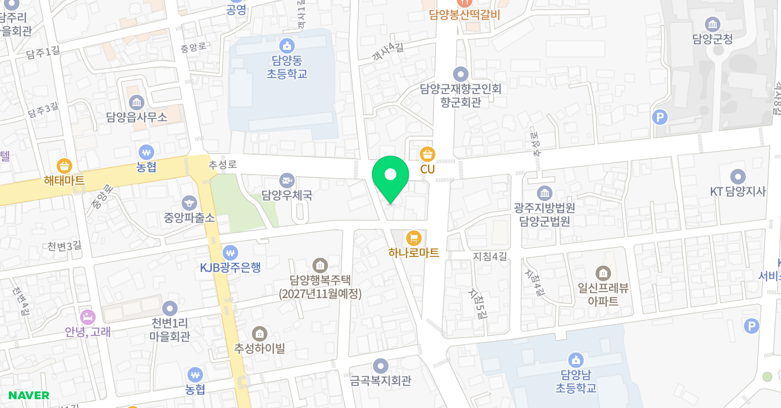 담양 태권도장 위치