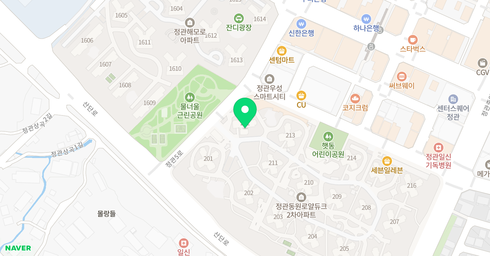 빨간펜수학의달인 동원로얄듀크2차점 위치