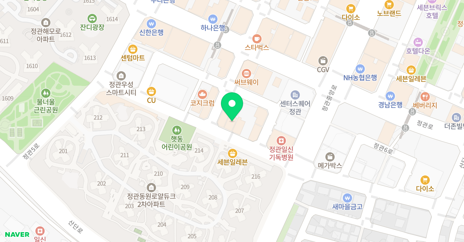 바로체 태권도 위치