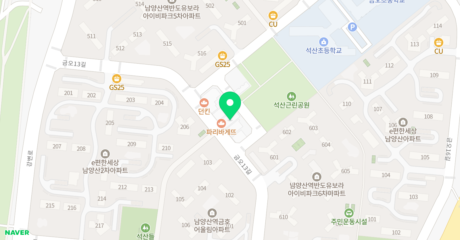 로제타스톤 양산석산캠퍼스 위치