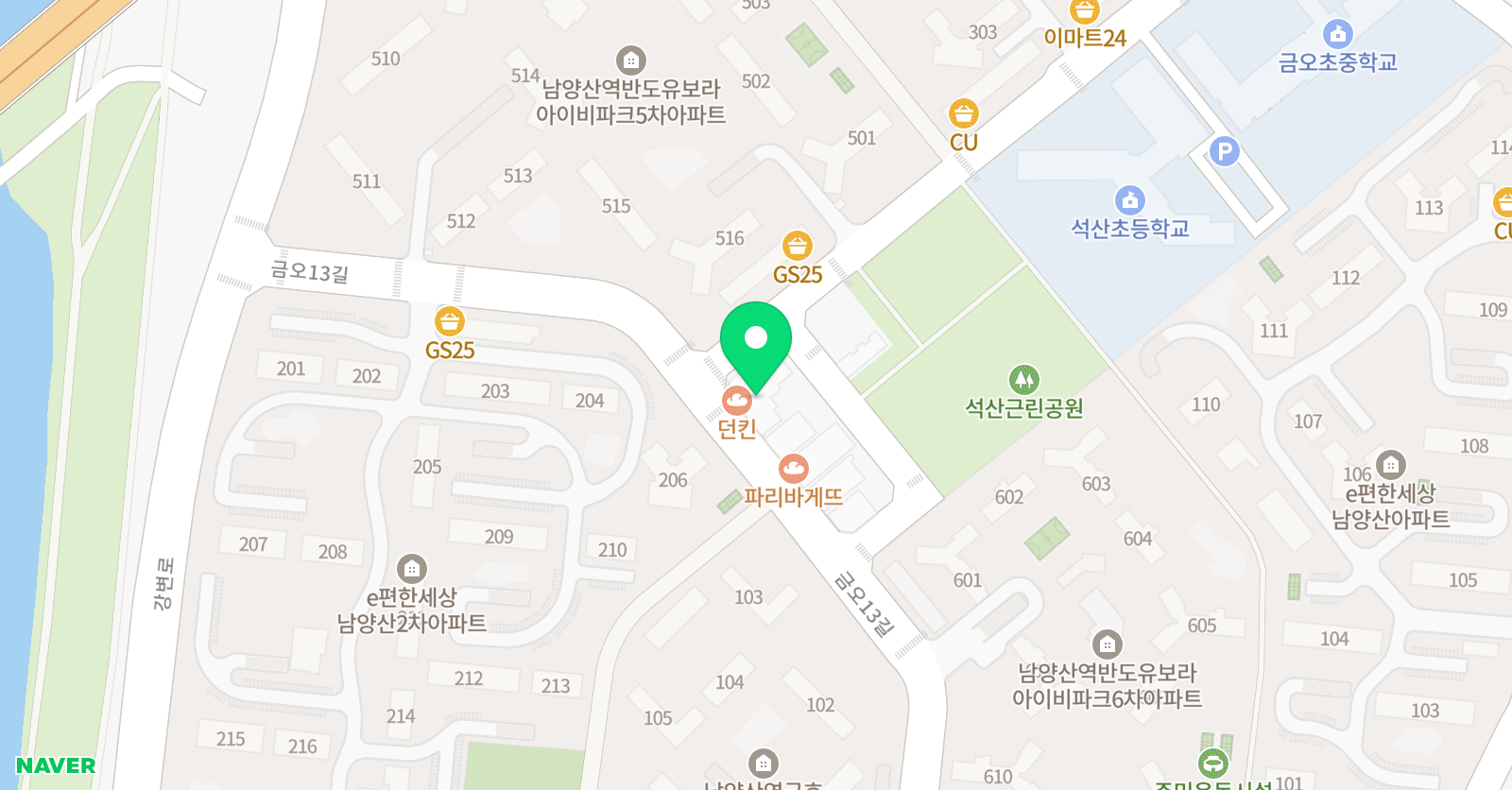 에이플러스 수학과학학원 위치