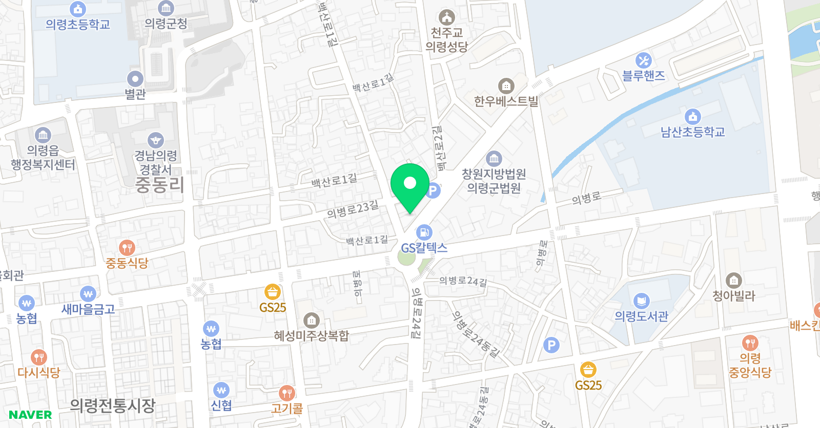 옹달샘 음악학원 위치