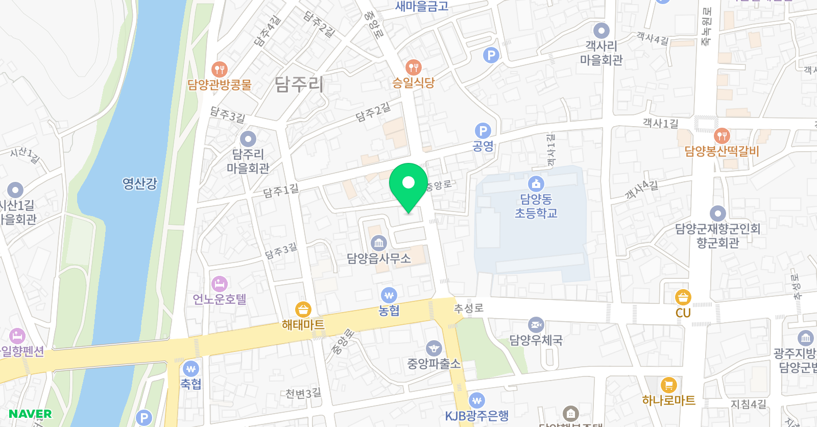 바름 태권도 위치