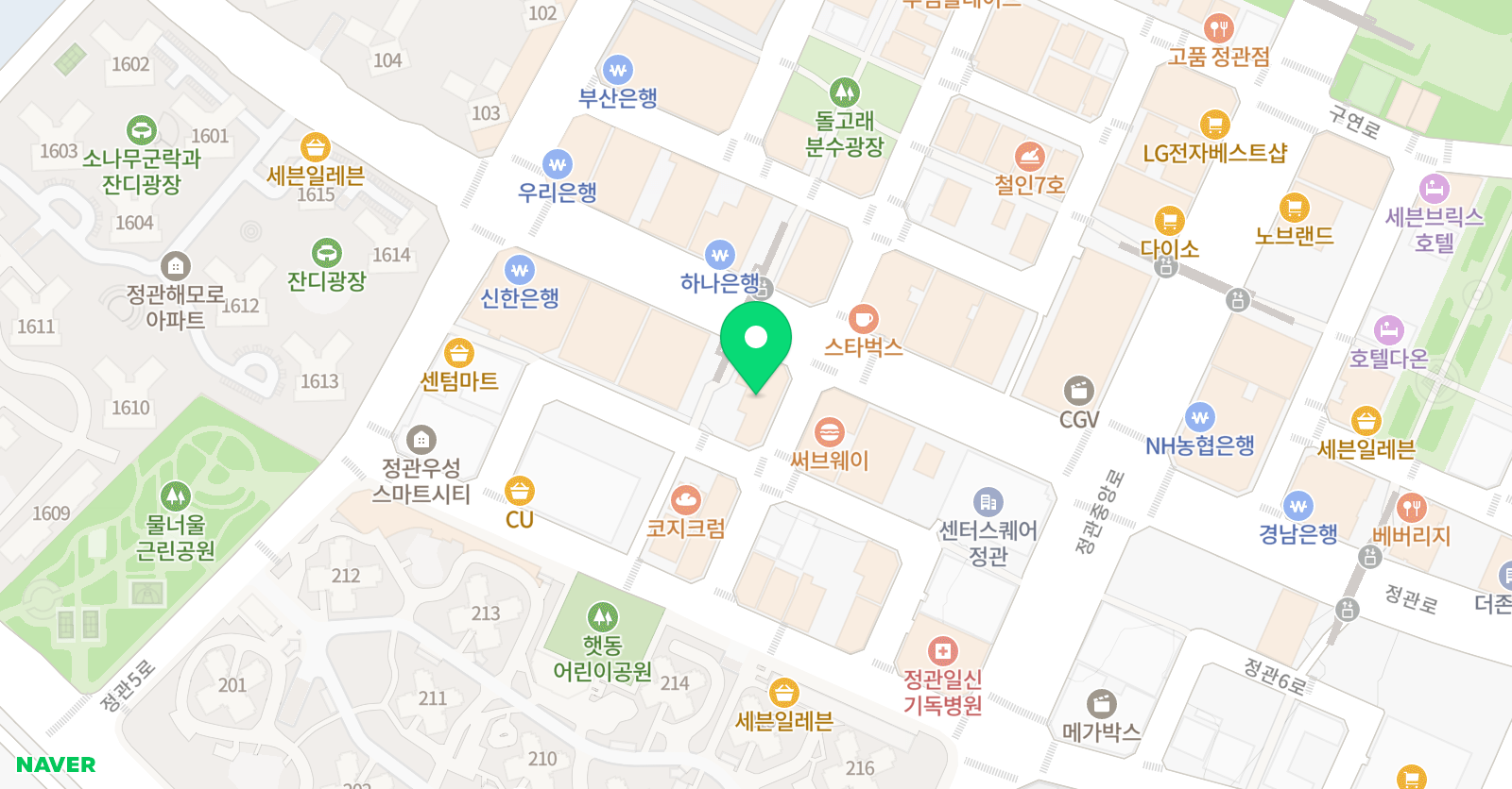 부산기장 SSG FC 축구교실 위치