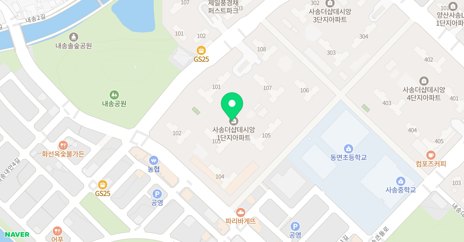 사송 티클래스 수학교습소 위치