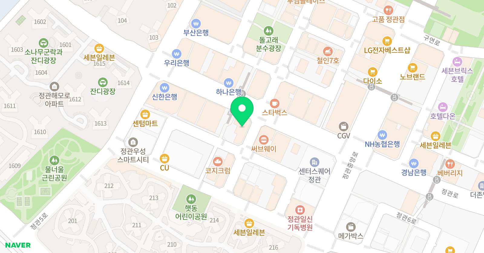 즐기다 수학학원 위치
