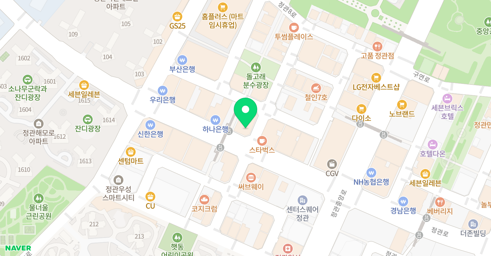 MJ 무용학원 위치