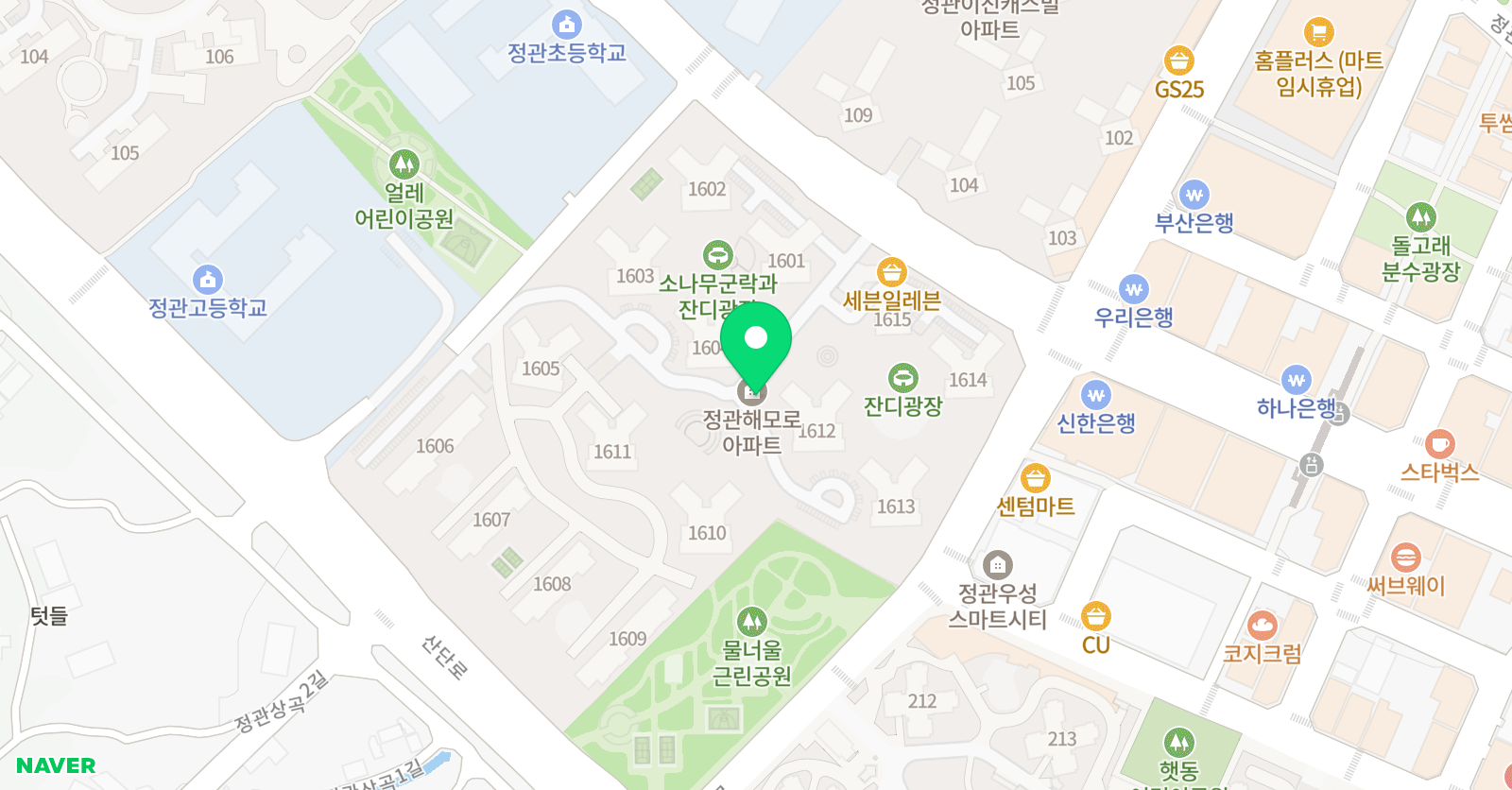 아소비 부산정관3점 위치