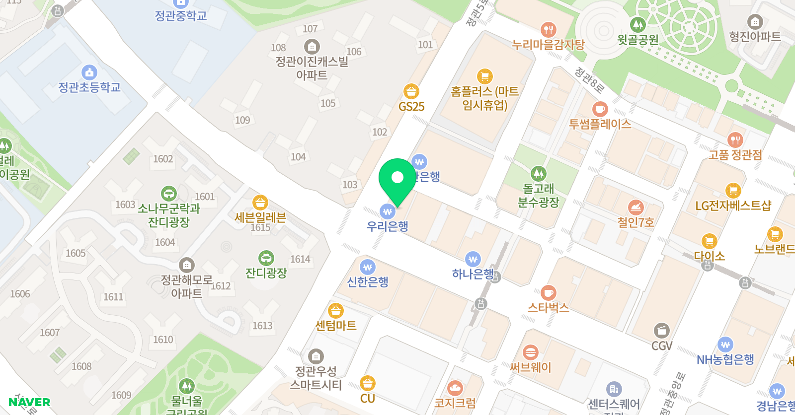 시매쓰 정관센터 위치