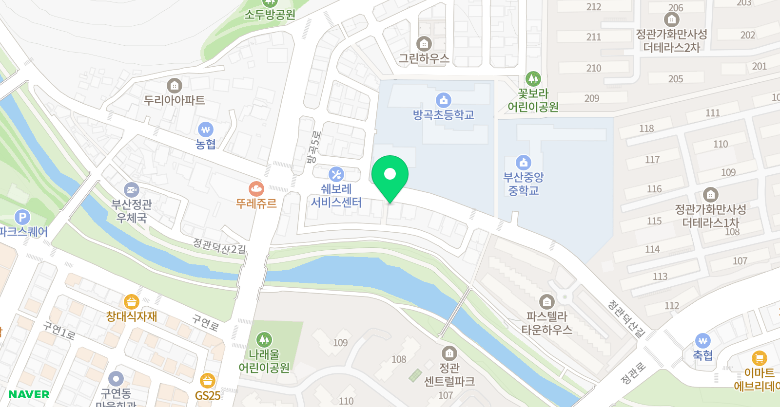 뮤엠영어 방곡초점 위치