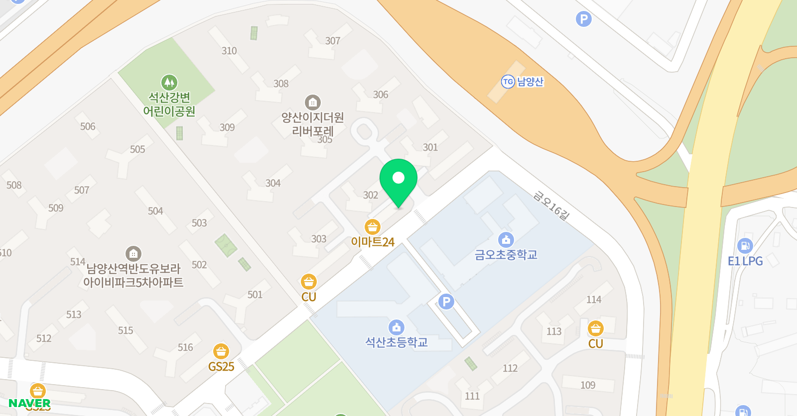 수학짱 수학교습소 위치