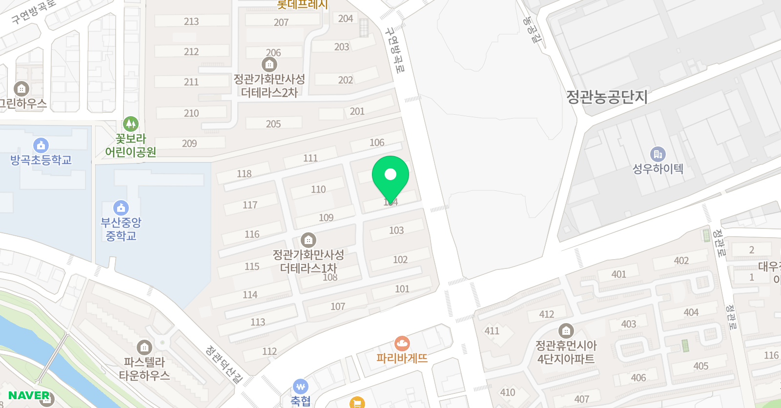 빨간펜수학의달인 가화만사성더테라스점 위치