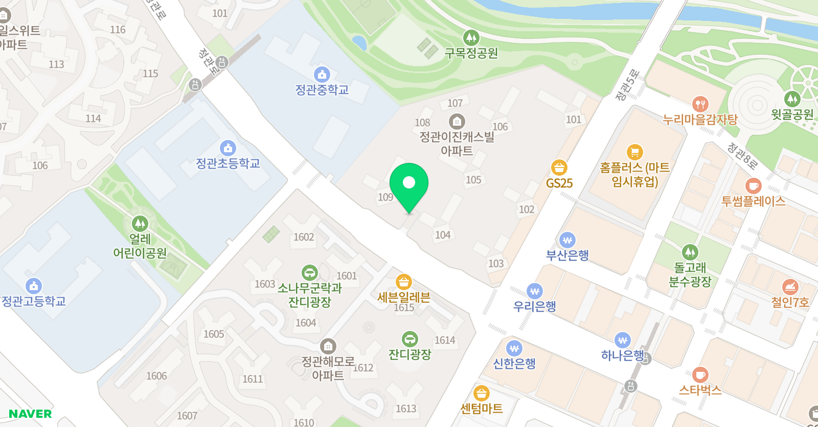 솔루션 영수학원 위치