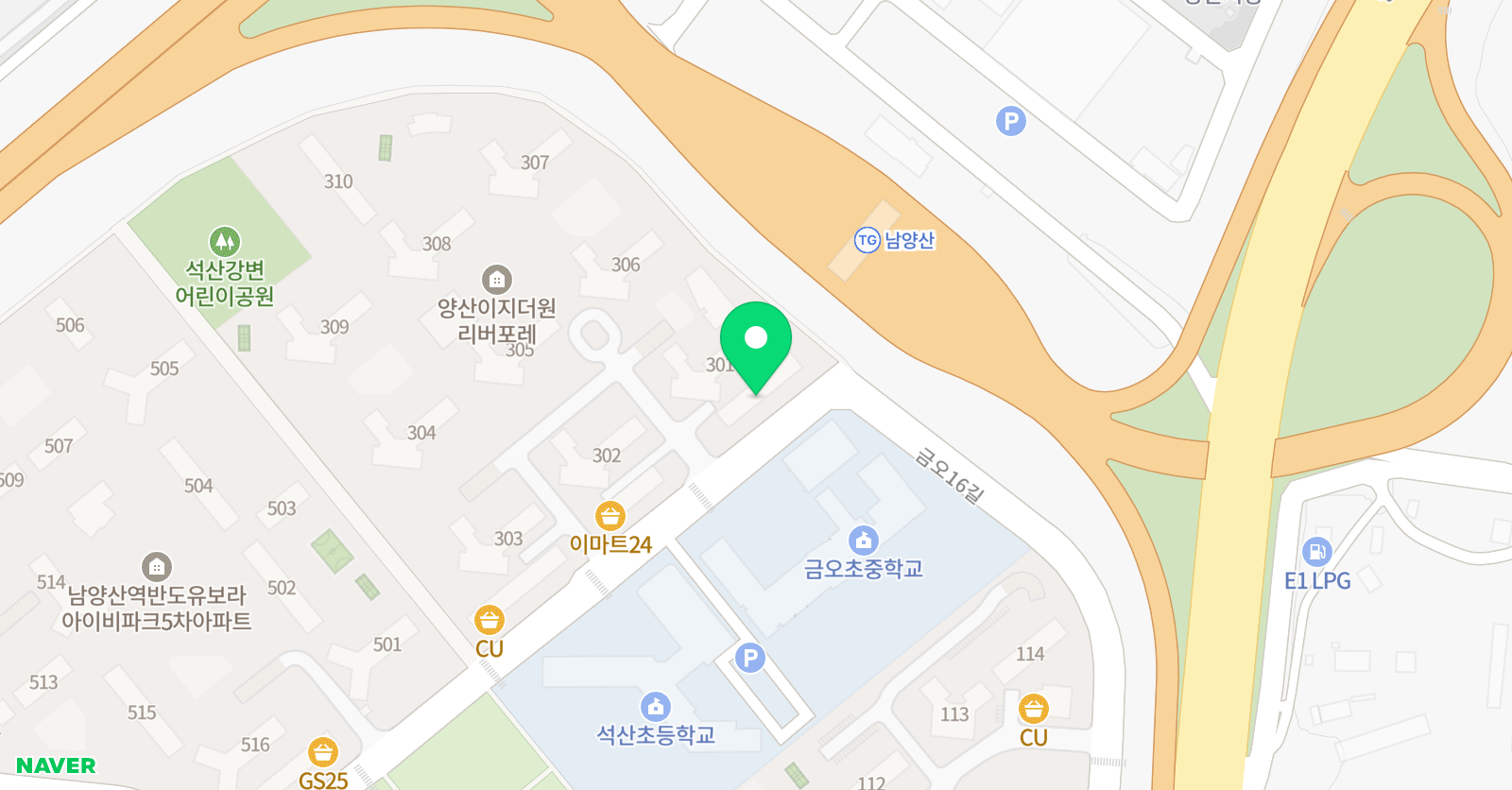 이지 피아노음악교습소 위치