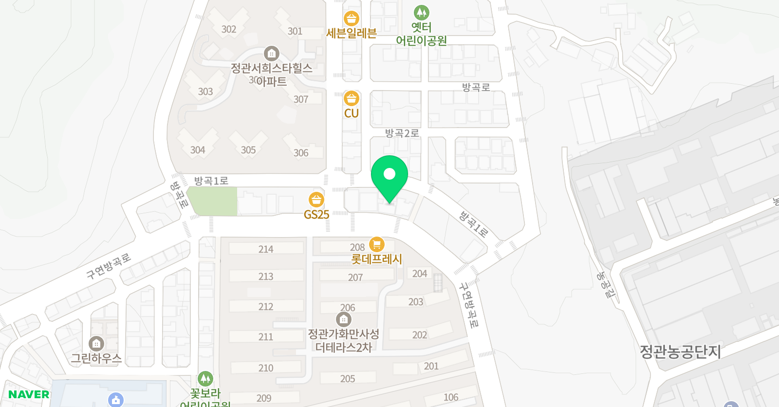 루더스 영어학원 위치