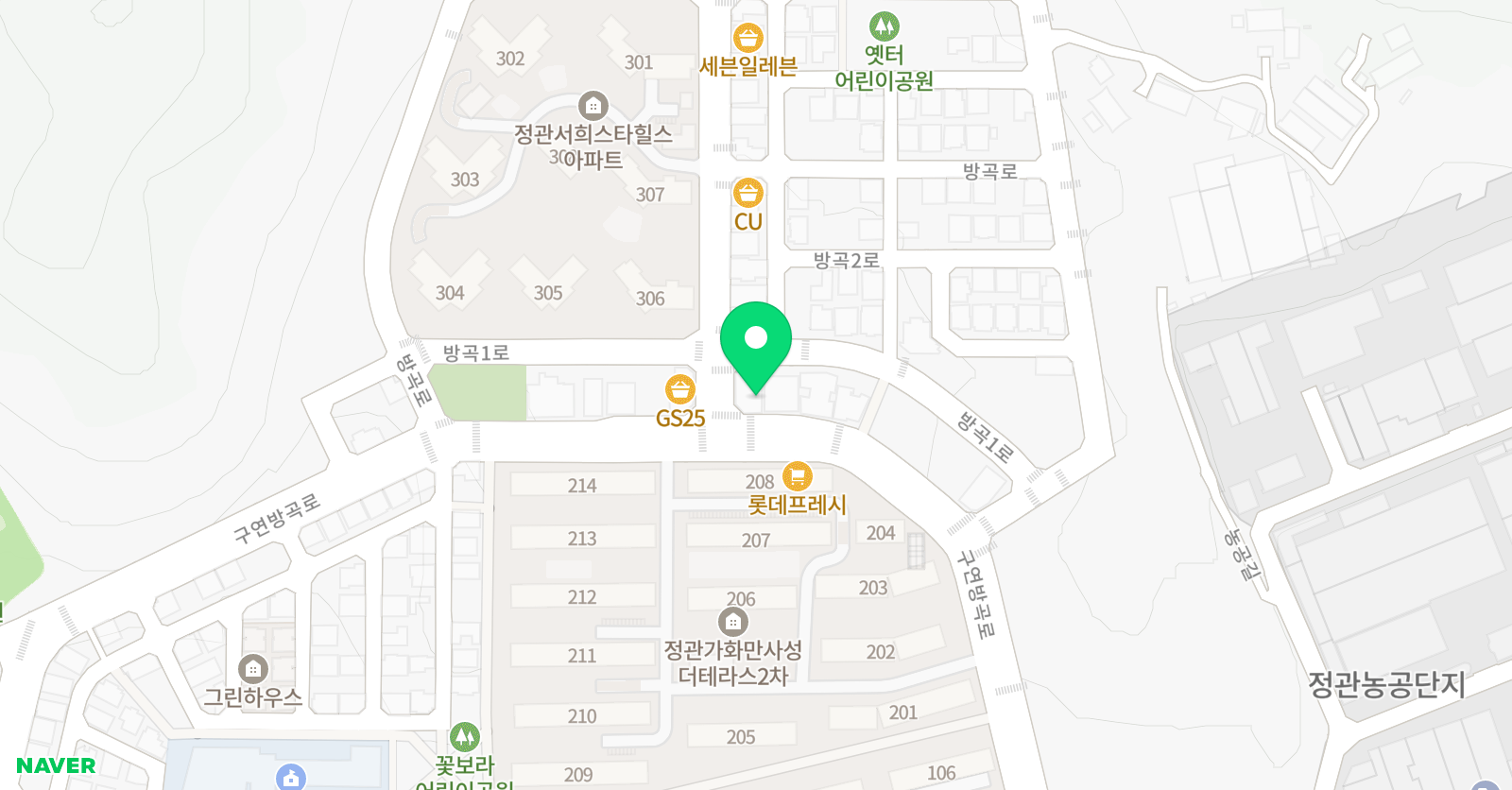 정관 아마빌레 피아노 위치