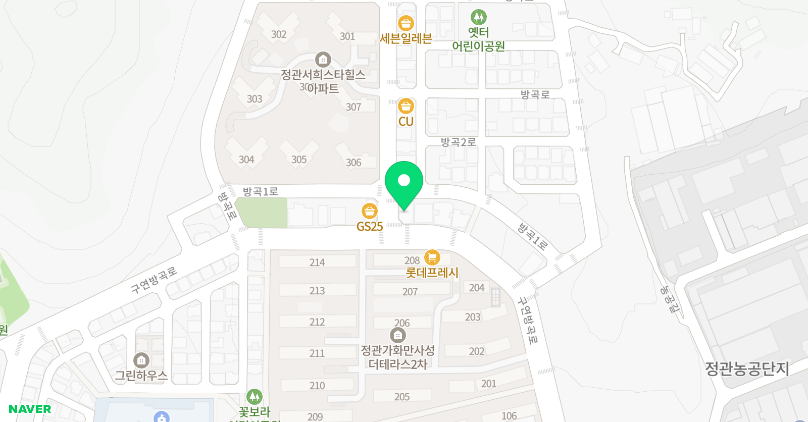 빨간펜 수학의달인 정관2호점 위치