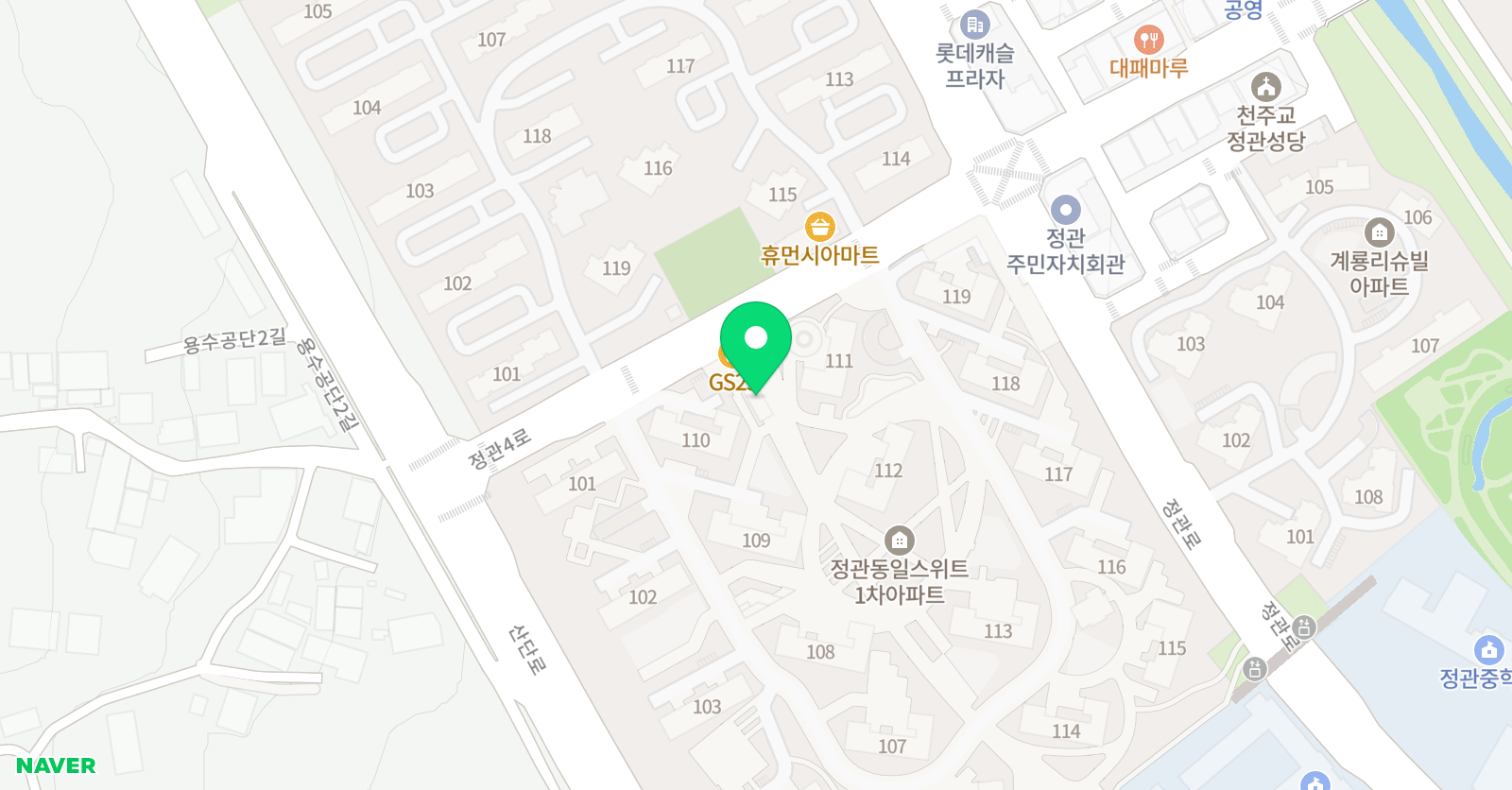 동일 음악학원 위치