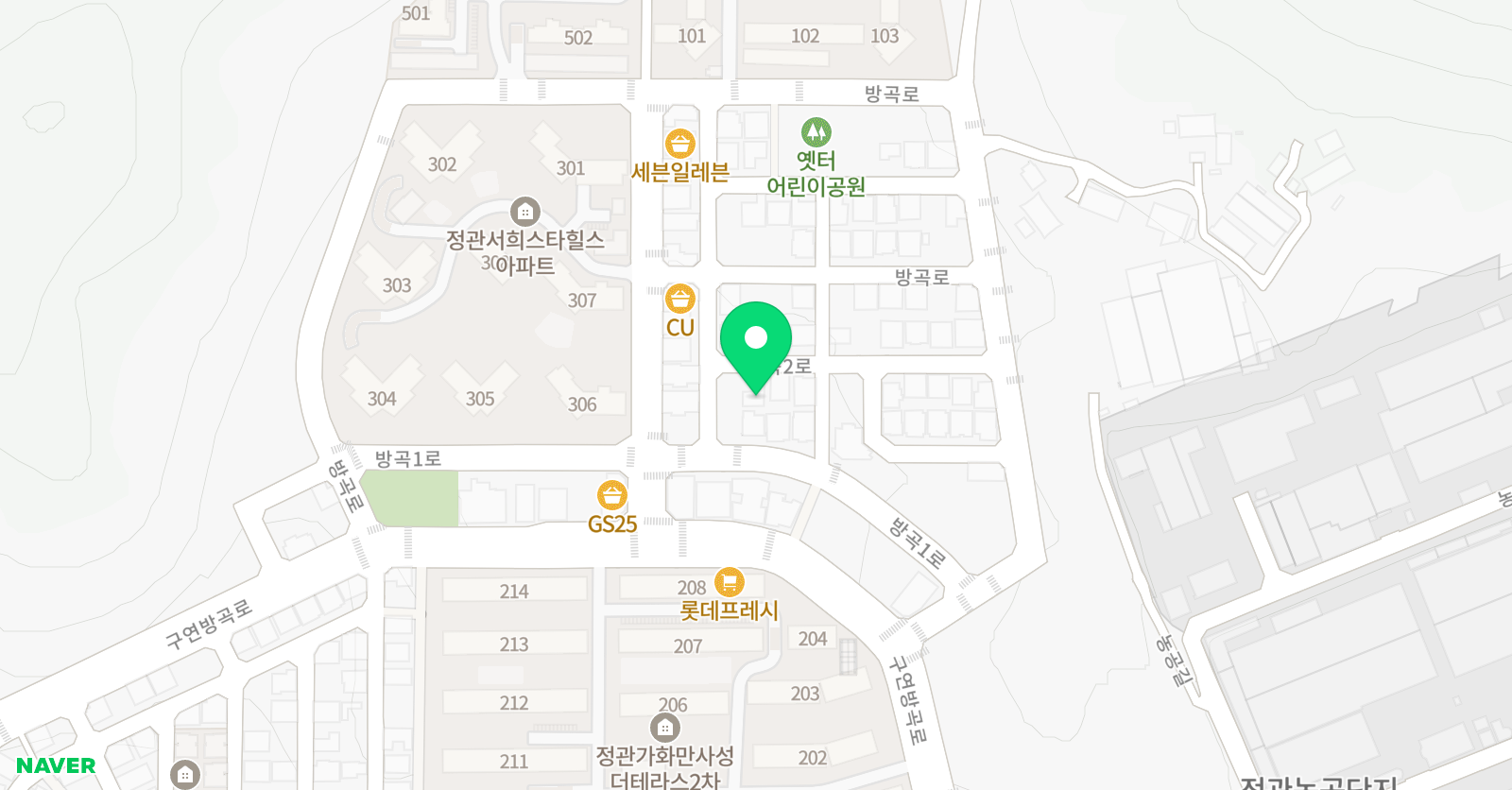 스마트해법수학 로뎀해법 학원 위치