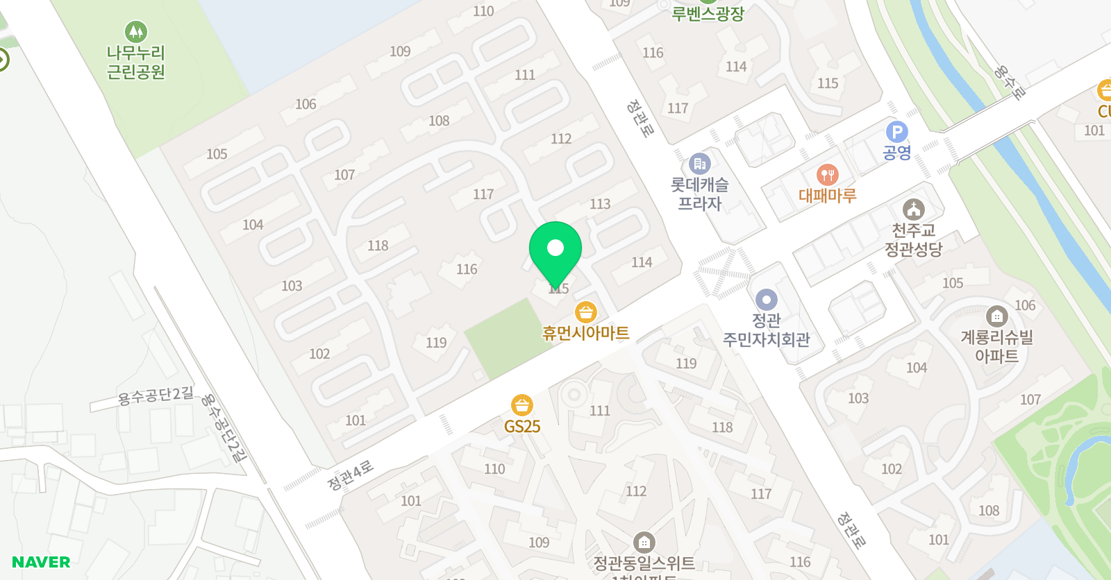 추 수학 위치