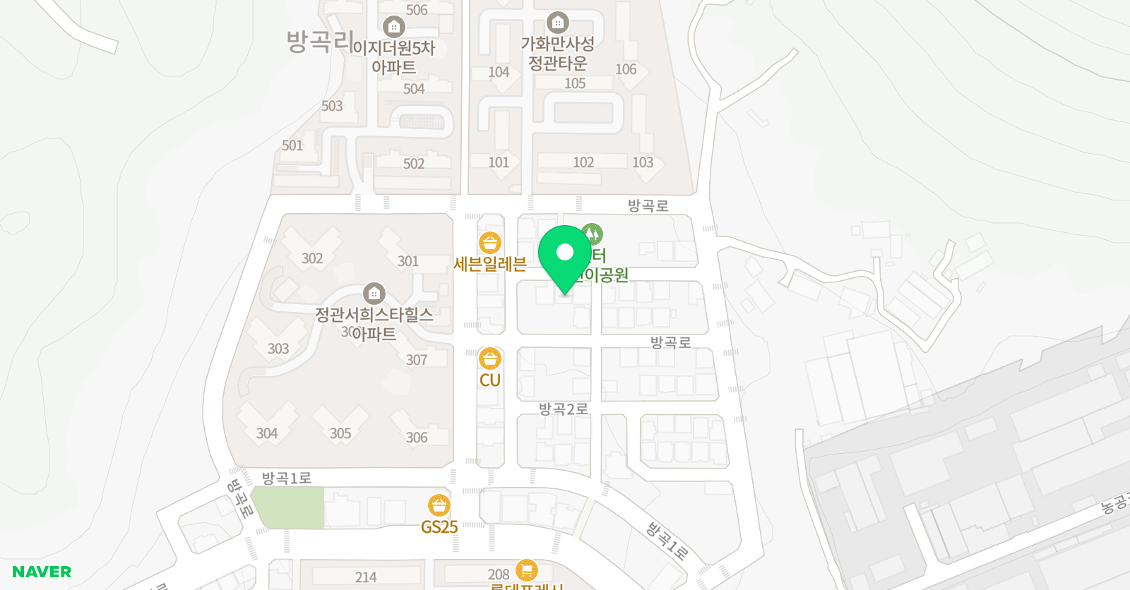 한우리 독서토론논술 부산기장정관방곡독서교실 위치