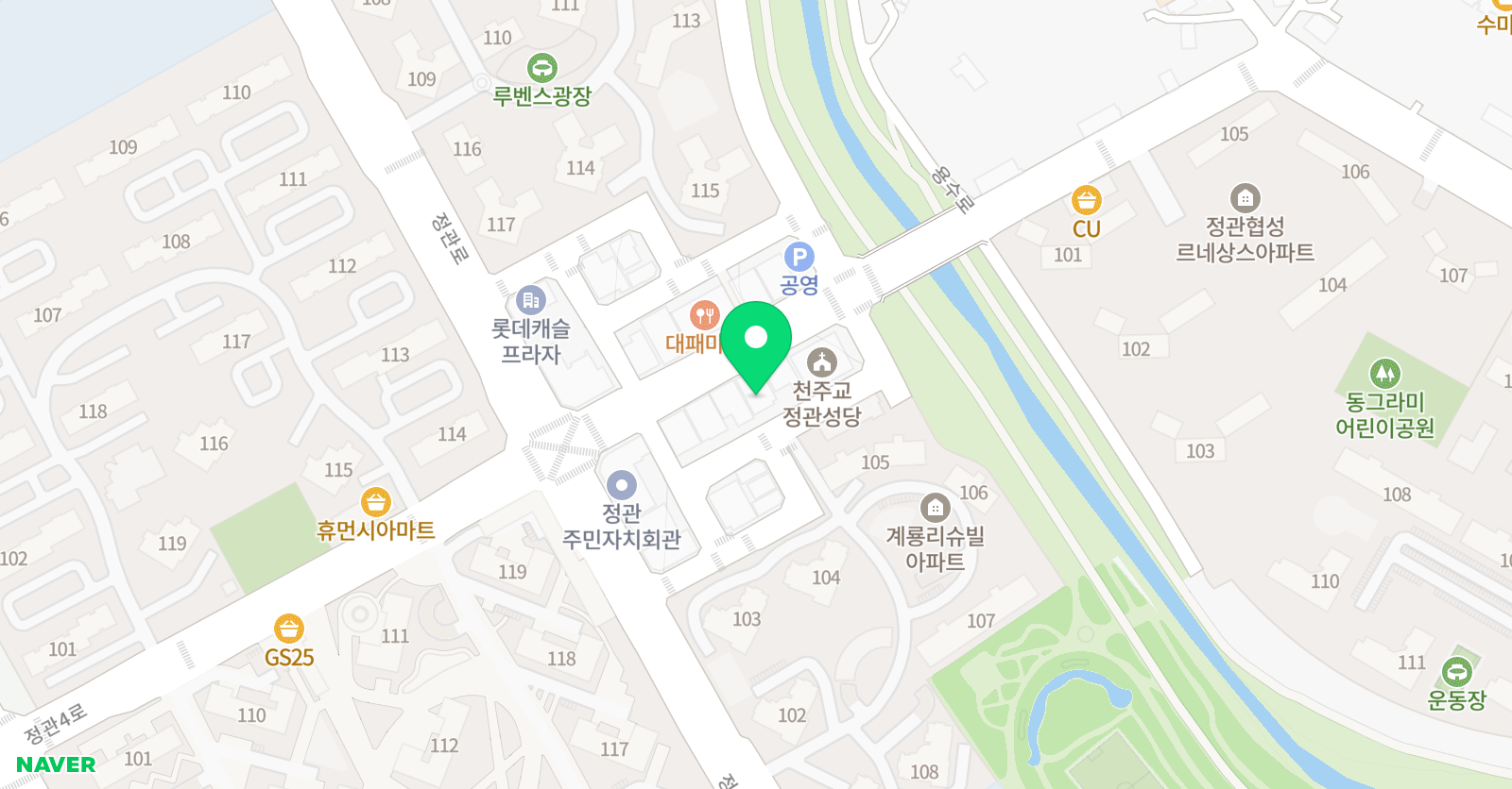 JK 수학과학학원 위치