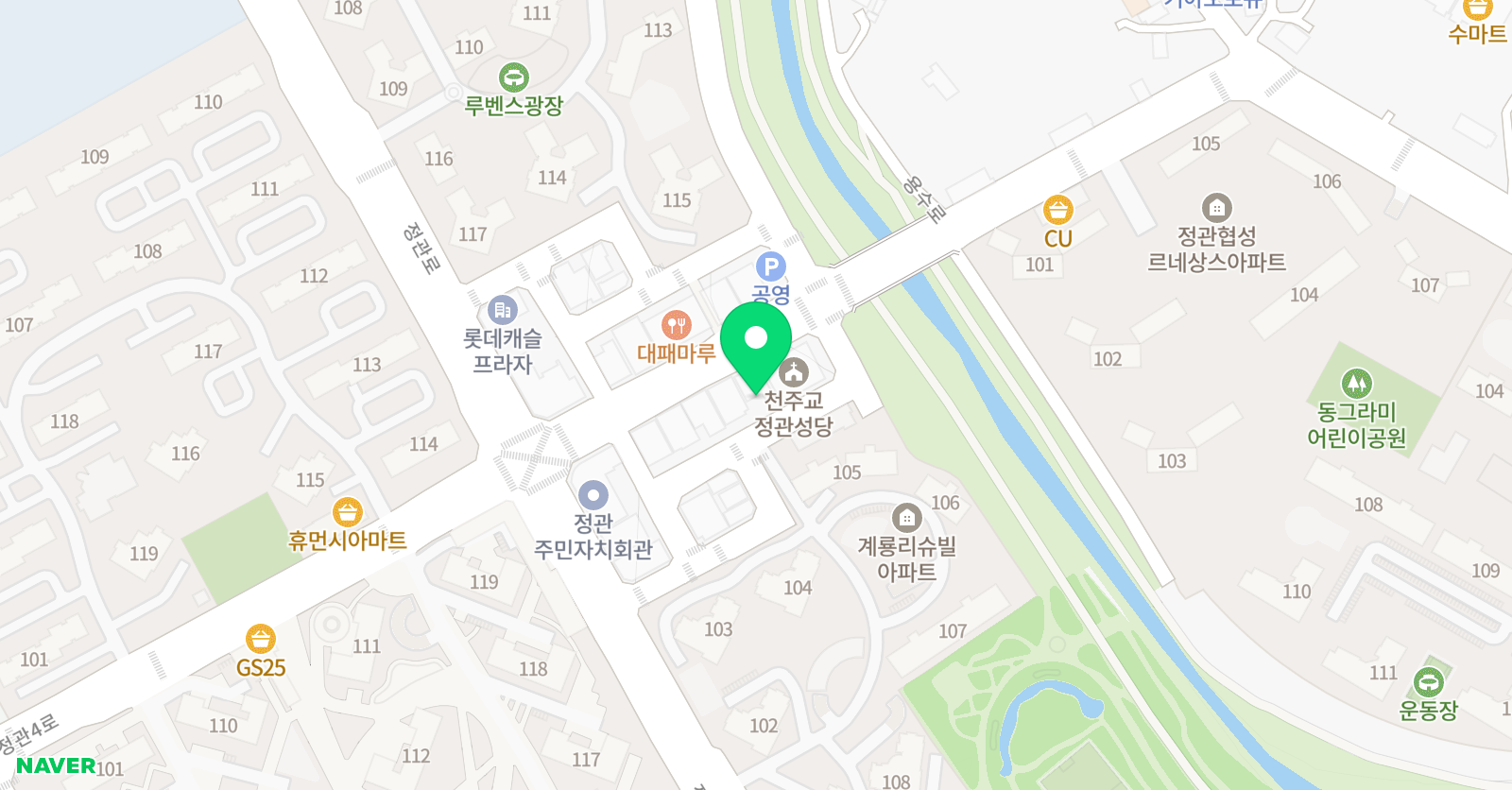 동량지재 학원 위치