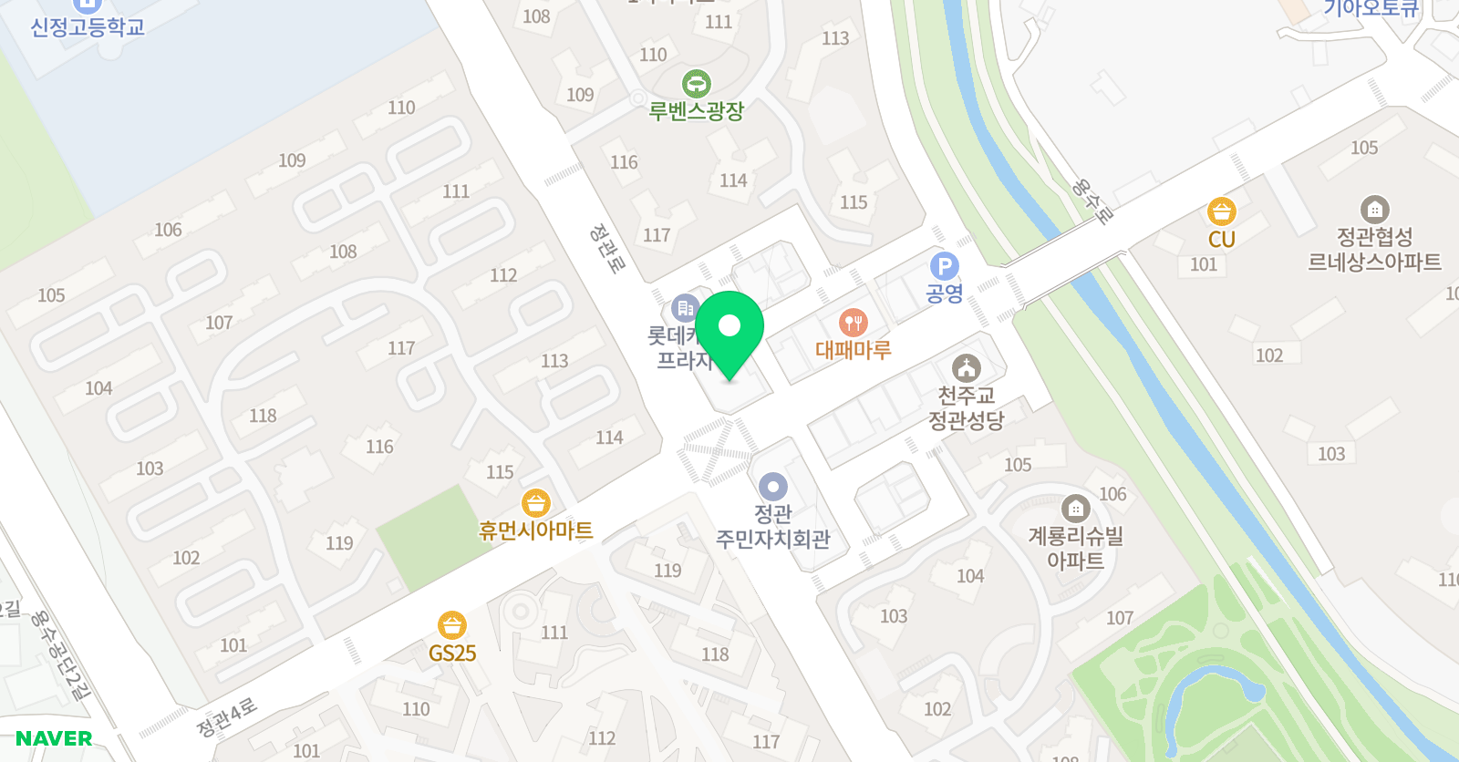 JS 영어학원 위치