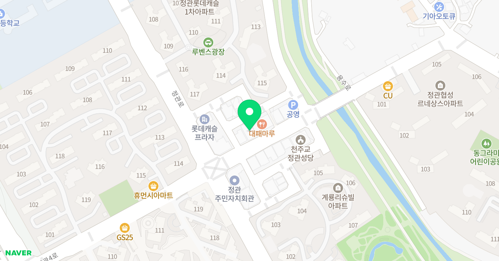 유지에이 영어학원 위치