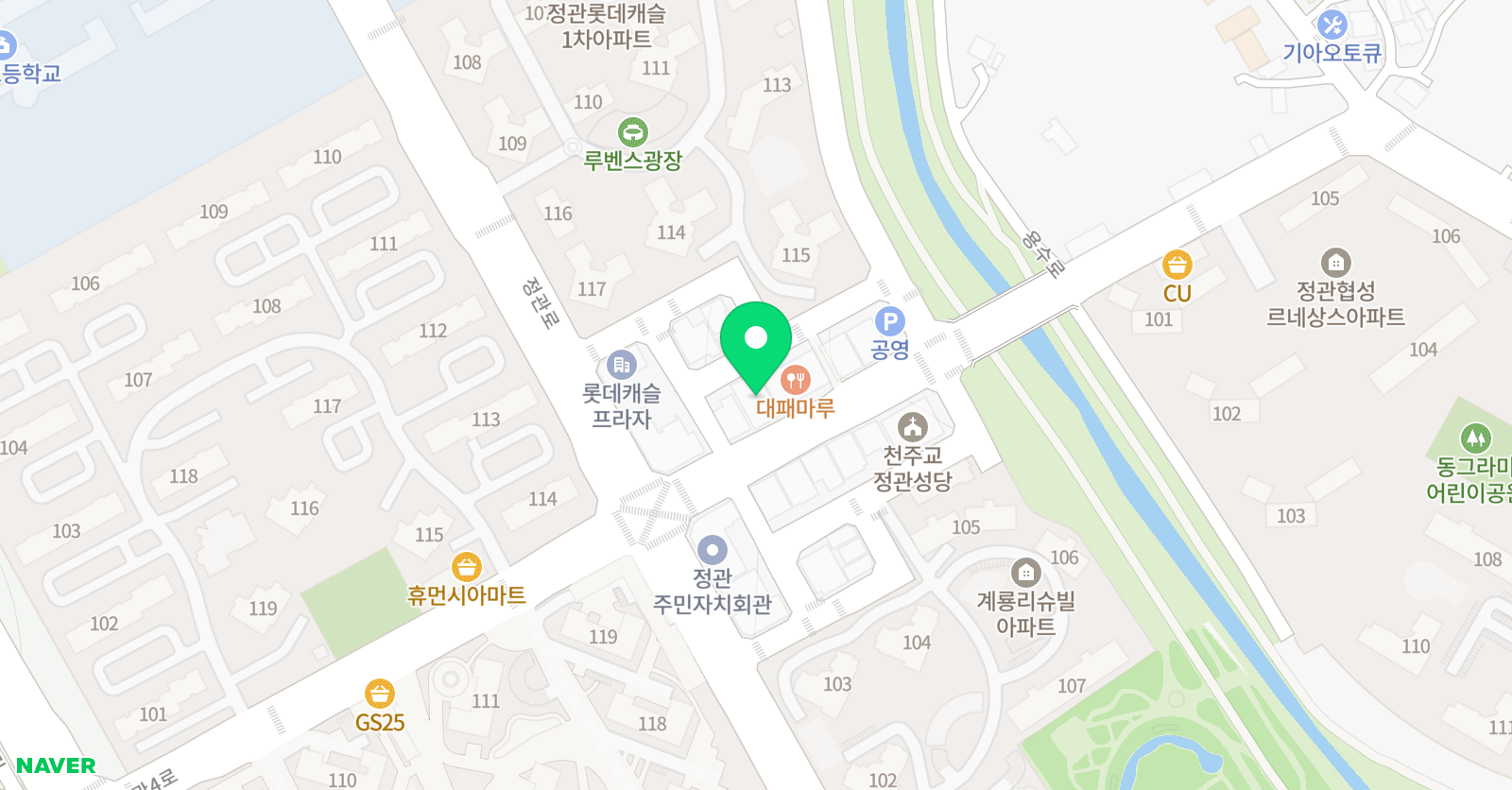 써밋 수학학원 위치