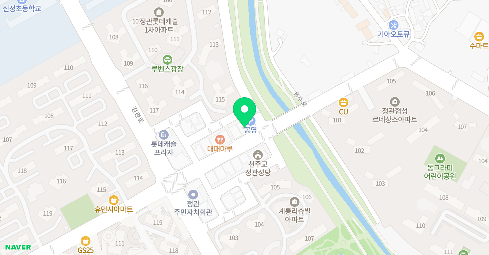 에스엔피 학습능력개발원 정관교육원 위치
