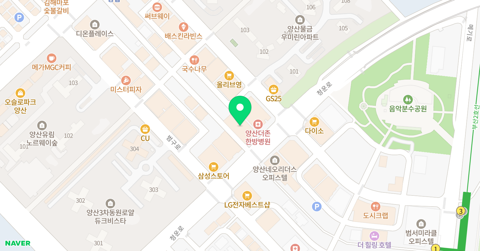 명작수학과학학원 위치