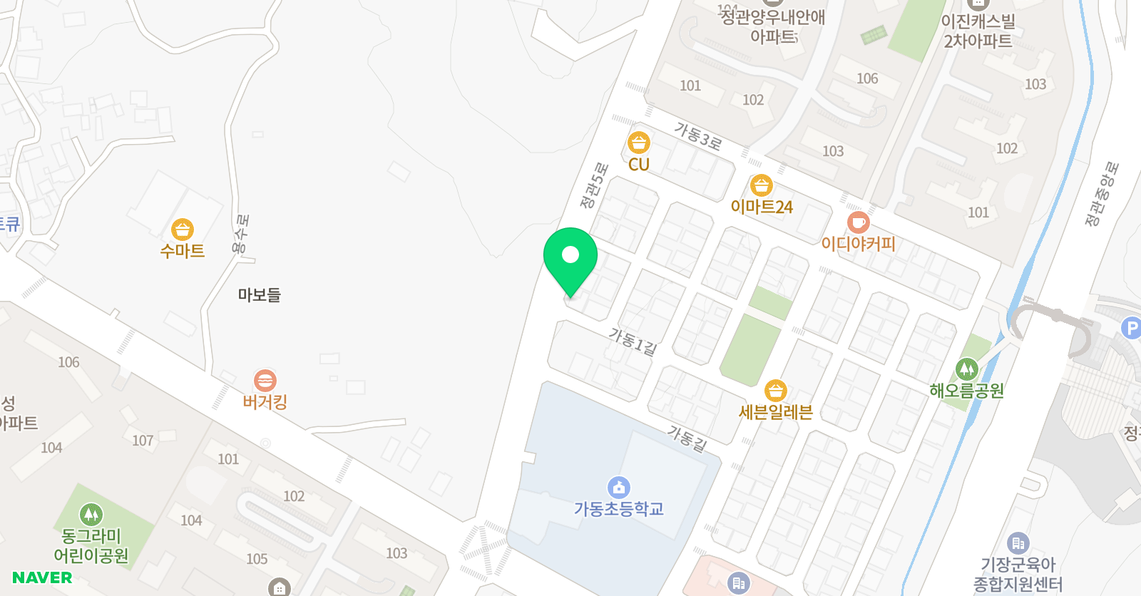 뮤엠 영어학원 위치