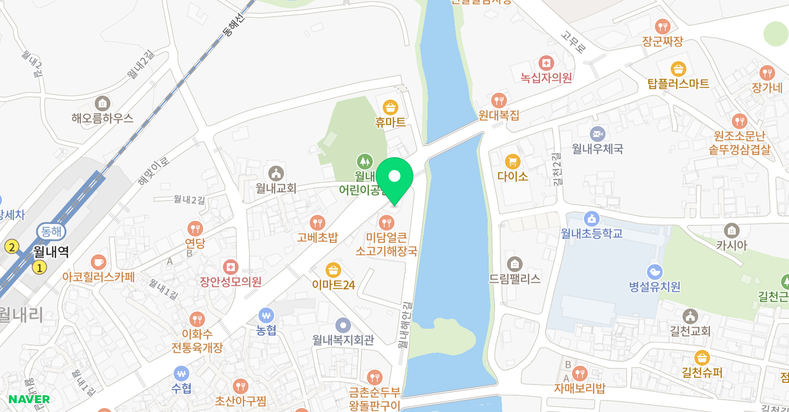 금빛 차오름 태권도 위치