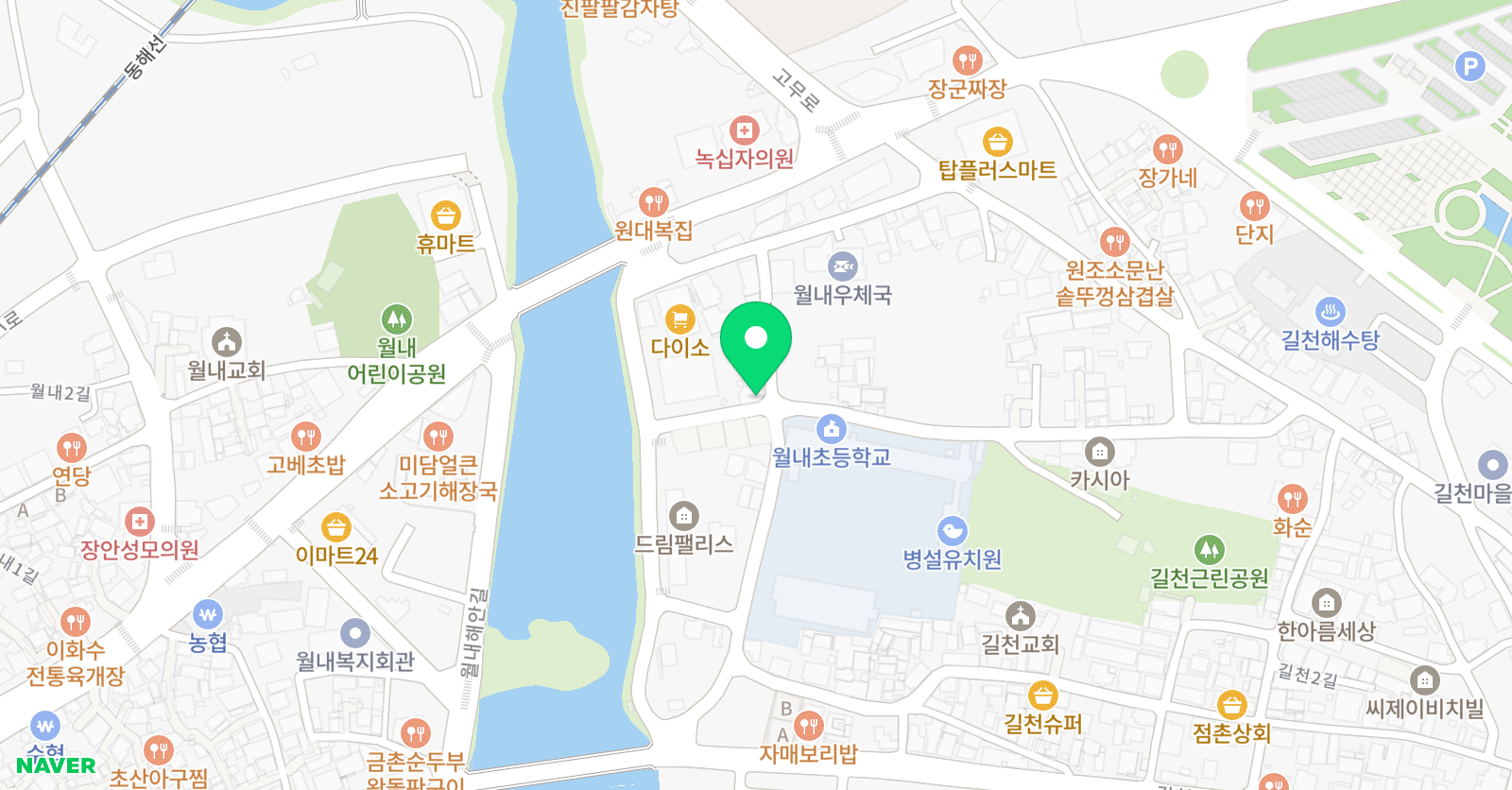 운암 학원 위치