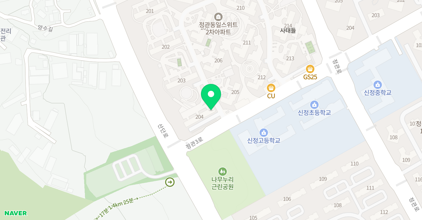 미국원어민 영어 위치