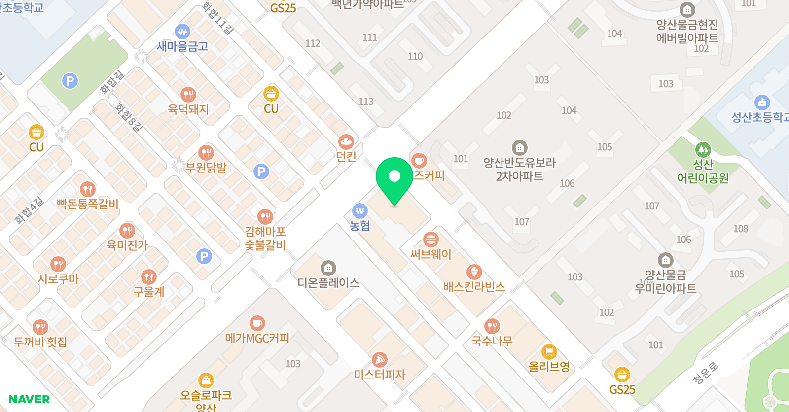 와이즈만영재교육 와이키즈 양산센터 위치