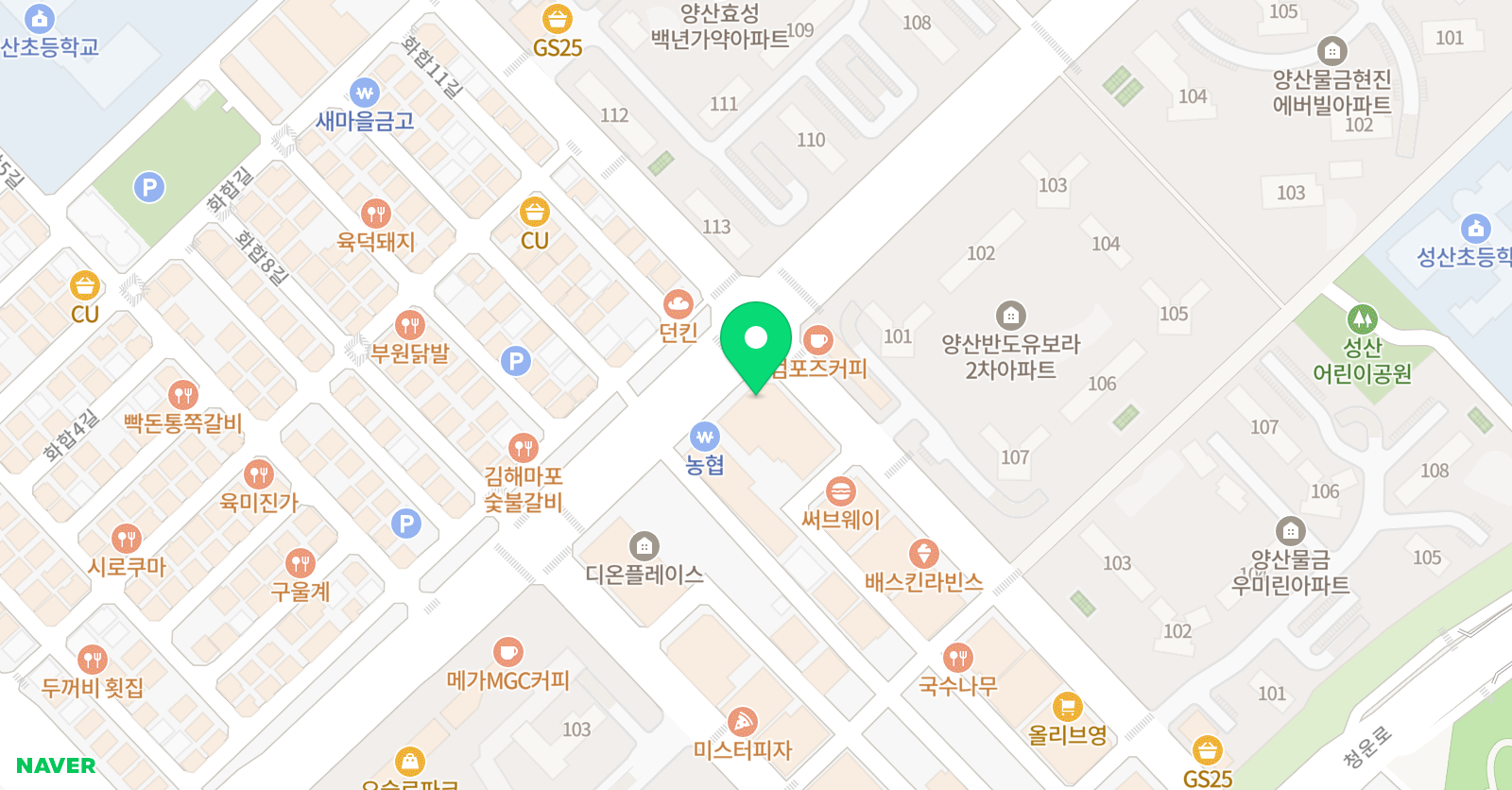 스터디템퍼스 양산1호점 위치