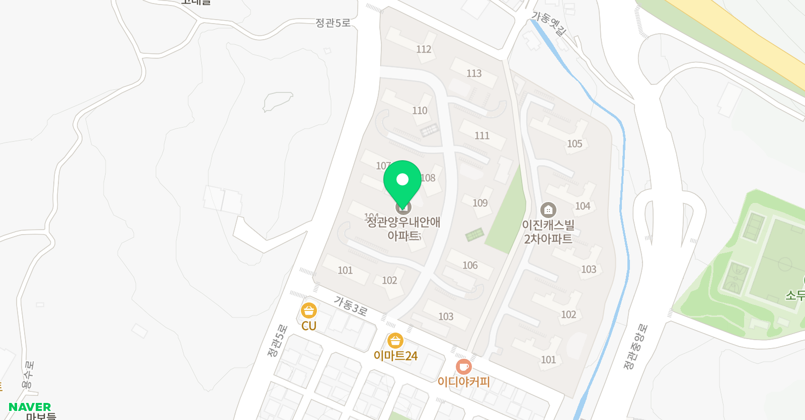 링키영어 정관양우내안애점 위치