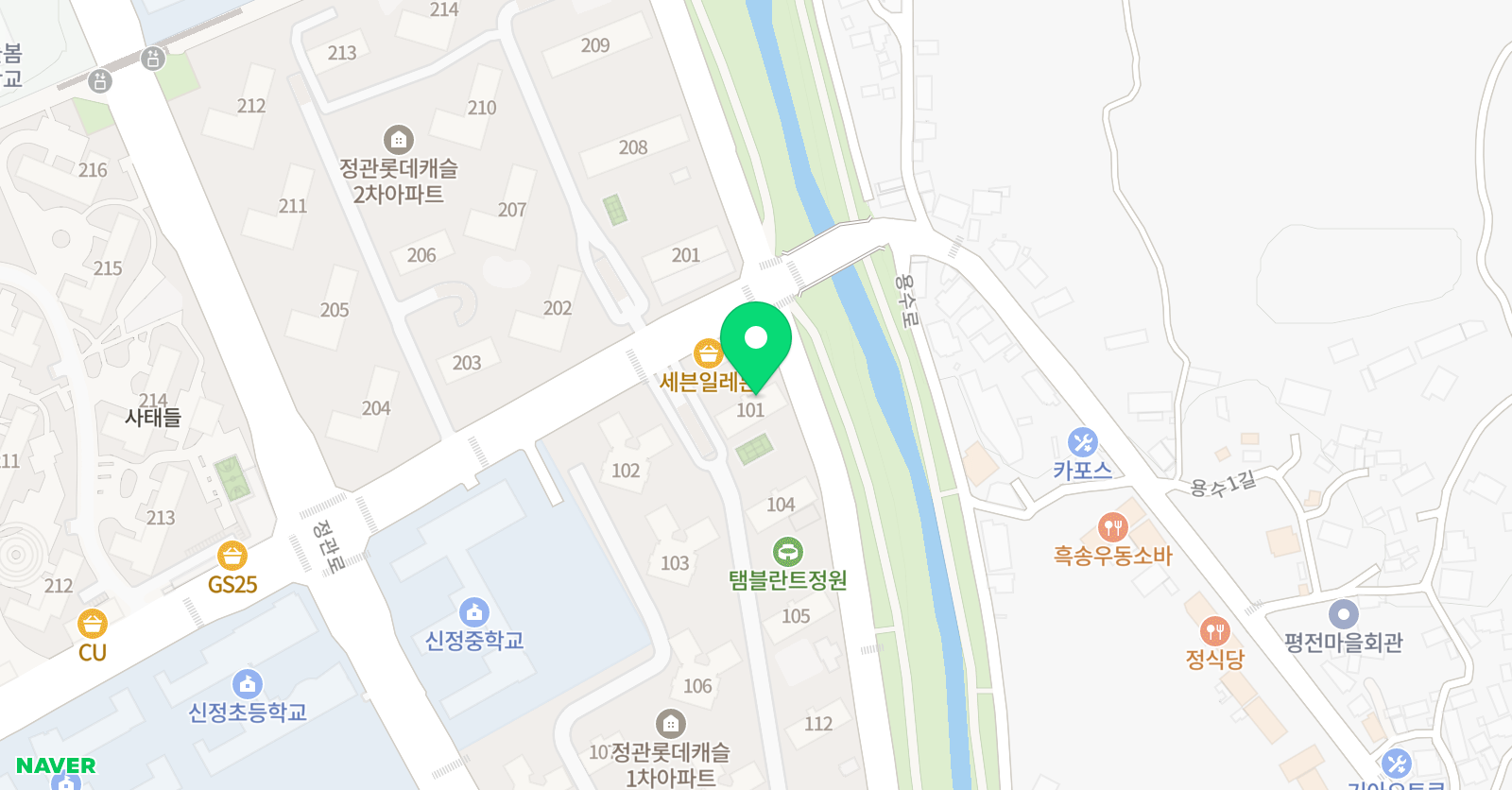 아소비 부산정관2점 위치