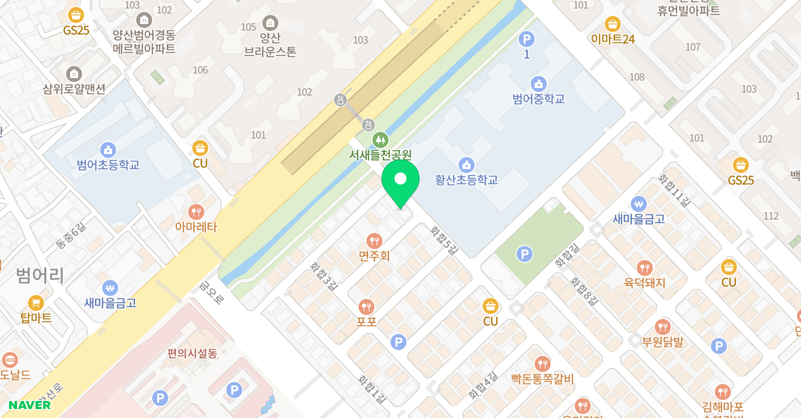야호창작소 물금점 위치