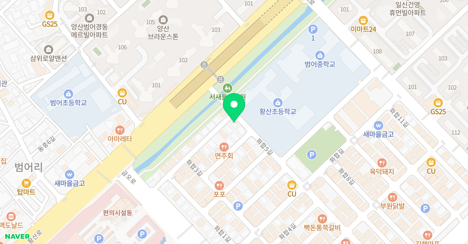 딱풀리는수학학원 황산초점 / DDS 수학&영어 위치
